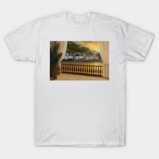 Italian View by Diane Romanello T-Shirt